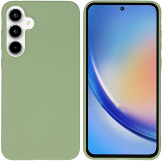 Imoshion Color Backcover voor de Samsung Galaxy A35 - Olive Green Groen