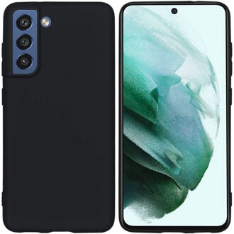 Imoshion Color Backcover voor de Samsung Galaxy S21 FE - Zwart
