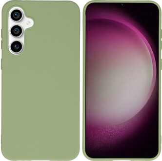 Imoshion Color Backcover voor de Samsung Galaxy S23 FE - Olive Green Groen