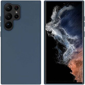 Imoshion Color Backcover voor de Samsung Galaxy S23 Ultra - Donkerblauw