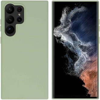 Imoshion Color Backcover voor de Samsung Galaxy S23 Ultra - Olive Green Groen