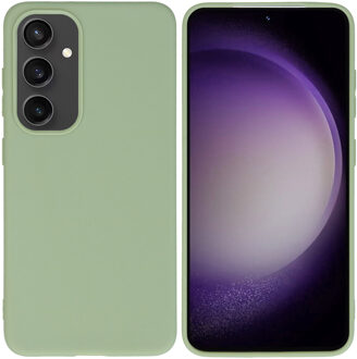 Imoshion Color Backcover voor de Samsung Galaxy S24 - Olive Green Groen