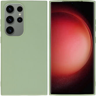 Imoshion Color Backcover voor de Samsung Galaxy S24 Ultra - Olive Green Groen