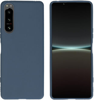 Imoshion Color Backcover voor de Sony Xperia 5 IV - Donkerblauw