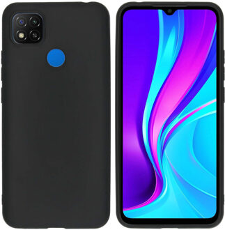 Imoshion Color Backcover voor de Xiaomi Redmi 9C - Zwart