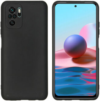 Imoshion Color Backcover voor de Xiaomi Redmi Note 10 (4G) / Note 10S - Zwart