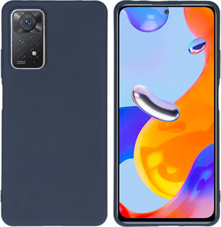 Imoshion Color Backcover voor de Xiaomi Redmi Note 11 Pro - Donkerblauw