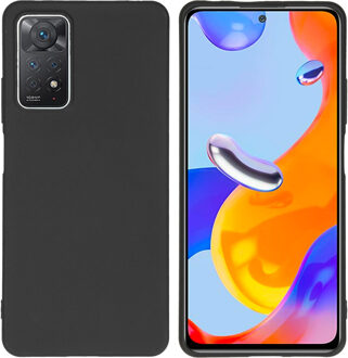 Imoshion Color Backcover voor de Xiaomi Redmi Note 11 Pro - Zwart