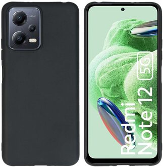 Imoshion Color Backcover voor de Xiaomi Redmi Note 12 / Xiaomi Poco X5 5G - Zwart