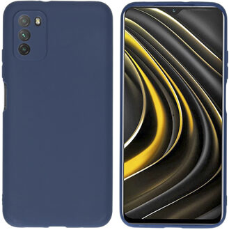 Imoshion Color Backcover Xiaomi Poco M3 hoesje - Donkerblauw