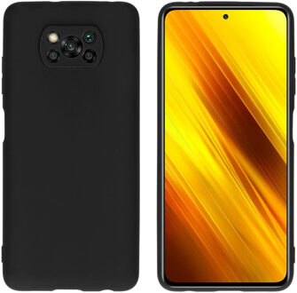 Imoshion Color Backcover Xiaomi Poco X3 hoesje - Zwart