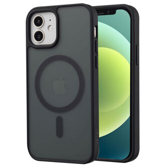 Imoshion Color Guard Backcover met MagSafe voor de Apple iPhone 12 (Pro) - Zwart