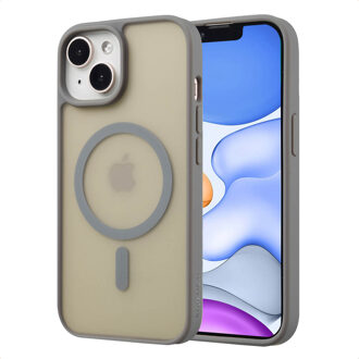 Imoshion Color Guard Backcover met MagSafe voor de Apple iPhone 15 - Grijs