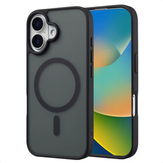 Imoshion Color Guard Backcover met MagSafe voor de Apple iPhone 16 - Zwart