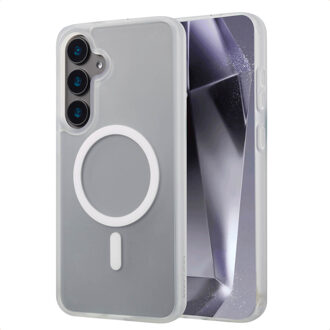 Imoshion Color Guard Backcover met MagSafe voor de Samsung Galaxy S24 Plus - Wit