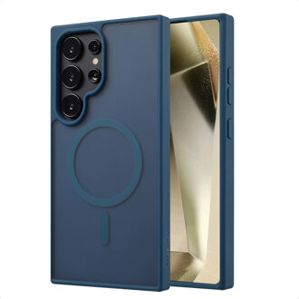 Imoshion Color Guard Backcover met MagSafe voor de Samsung Galaxy S24 Ultra - Donkerblauw