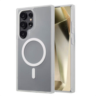 Imoshion Color Guard Backcover met MagSafe voor de Samsung Galaxy S24 Ultra - Wit