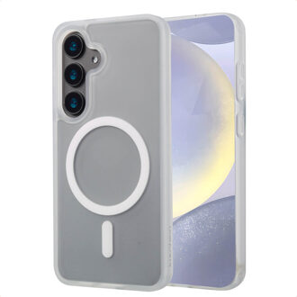 Imoshion Color Guard Backcover met MagSafe voor de Samsung Galaxy S24 - Wit