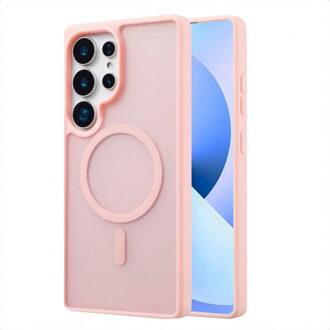 Imoshion Color Guard Backcover met MagSafe voor de Samsung Galaxy S25 Ultra - Lichtroze