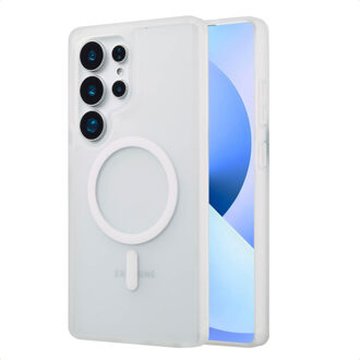 Imoshion Color Guard Backcover met MagSafe voor de Samsung Galaxy S25 Ultra - Wit