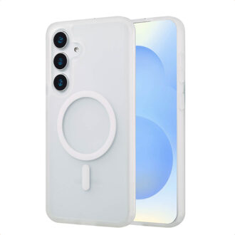 Imoshion Color Guard Backcover met MagSafe voor de Samsung Galaxy S25 - Wit