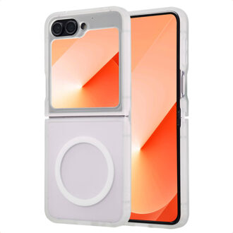 Imoshion Color Guard Backcover met MagSafe voor de Samsung Galaxy Z Flip 6 - Wit