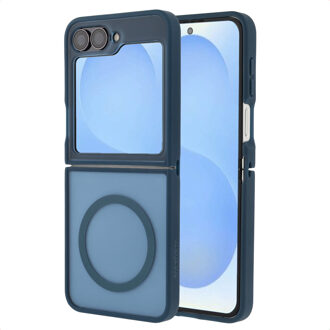 Imoshion Color Guard Backcover met MagSafe voor de Samsung Galaxy Z Flip 7 FE - Donkerblauw