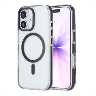 Imoshion Combat MagSafe Backcover voor de Apple iPhone 17 - Zwart Transparant