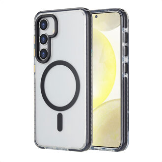 Imoshion Combat MagSafe Backcover voor de Samsung Galaxy S24 - Zwart Transparant