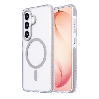 Imoshion Combat MagSafe Backcover voor de Samsung Galaxy S26 Plus - Grijs Transparant