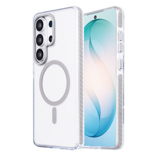 Imoshion Combat MagSafe Backcover voor de Samsung Galaxy S26 Ultra - Grijs Transparant