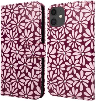 Imoshion Design Bookcase voor de Apple iPhone 11 - Bloom Love Blush Meerkleurig