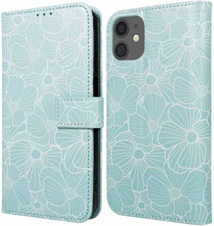 Imoshion Design Bookcase voor de Apple iPhone 11 - Botanica Groen