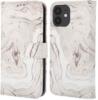 Imoshion Design Bookcase voor de Apple iPhone 11 - Sandy Marble Meerkleurig