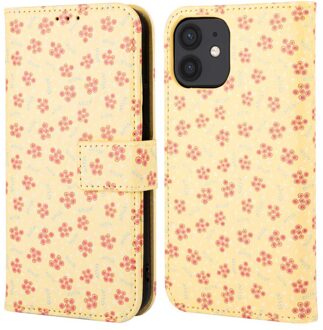 Imoshion Design Bookcase voor de Apple iPhone 11 - Sunny Yellow Petite Flowers Meerkleurig
