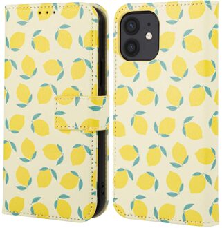 Imoshion Design Bookcase voor de Apple iPhone 12 (Pro) - Citrus Dream Meerkleurig