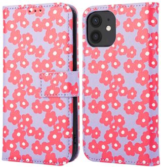 Imoshion Design Bookcase voor de Apple iPhone 12 (Pro) - Dusty Rose Blossoms Meerkleurig