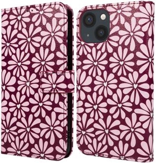 Imoshion Design Bookcase voor de Apple iPhone 13 - Bloom Love Blush Meerkleurig