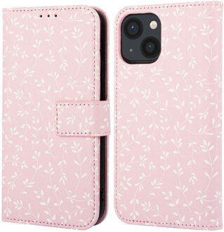 Imoshion Design Bookcase voor de Apple iPhone 13 - Pink Bazaar Flowers Meerkleurig