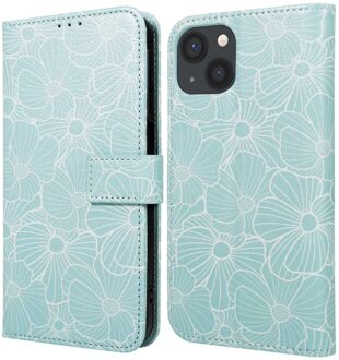 Imoshion Design Bookcase voor de Apple iPhone 14 - Botanica Groen