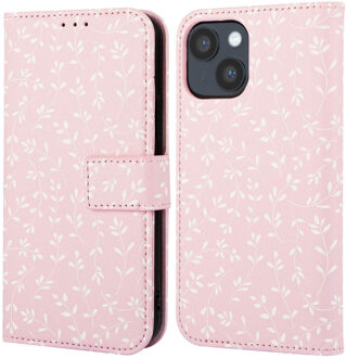 Imoshion Design Bookcase voor de Apple iPhone 14 - Pink Bazaar Flowers Meerkleurig