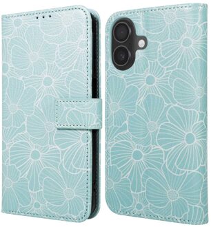 Imoshion Design Bookcase voor de Apple iPhone 16 - Botanica Groen