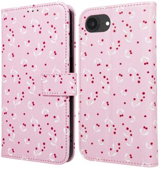 Imoshion Design Bookcase voor de Apple iPhone 16e - Blush Berries Meerkleurig