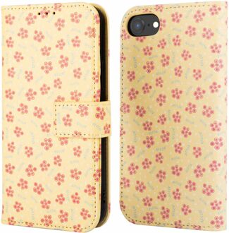 Imoshion Design Bookcase voor de Apple iPhone 16e - Sunny Yellow Petite Flowers Meerkleurig