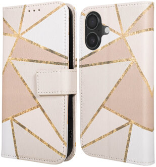 Imoshion Design Bookcase voor de Apple iPhone 17 - Beige Graphic Meerkleurig