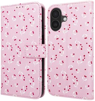 Imoshion Design Bookcase voor de Apple iPhone 17 - Blush Berries Meerkleurig