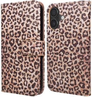Imoshion Design Bookcase voor de Apple iPhone 17 - Leopard Mood Meerkleurig