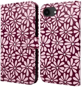 Imoshion Design Bookcase voor de Apple iPhone 17e / 16e - Bloom Love Blush Meerkleurig