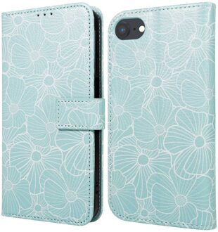 Imoshion Design Bookcase voor de Apple iPhone SE (2022 / 2020) / 8 / 7 / 6(s) - Botanica Groen