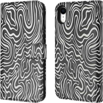 Imoshion Design Bookcase voor de Apple iPhone Xr - Black And White Meerkleurig